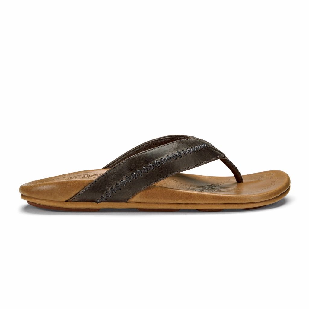 Sandalias Olukai Mea Ola - Chanclas Hombre Grises 20208-975